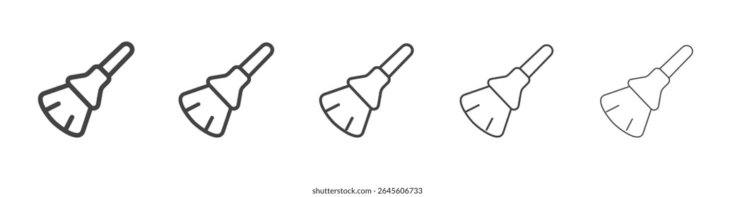 Blush brush icon outline ilustration vector symbol