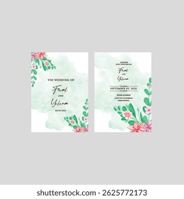 Blush garden invite with soft edges and graceful typography.
