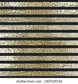 Blush gold pattern. Abstract golden quartz background. Vector illustration. Copper foil line Bronze glitter stripes Geometric pattern. Stylish texture Abstract minimal backdrop Patina effect.