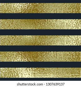 Blush gold pattern. Abstract golden quartz background. Vector illustration. Copper foil line Bronze glitter stripes Geometric pattern. Stylish texture Abstract minimal backdrop Patina effect.