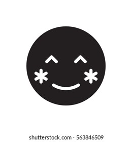 blush icon illustration isolated vector sign symbol