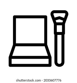 blush icon or logo isolated sign symbol vector illustration - high quality black style vector icons
