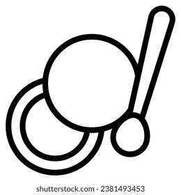 Blush icon with outline style and pixel perfect base. Suitable for website design, logo, app and UI. Based on the size of the icon in general, so it can be reduced.