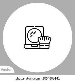 Blush icon sign vector,Symbol, logo illustration for web and mobile