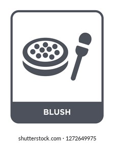 blush icon vector on white background, blush trendy filled icons from Beauty collection, blush simple element illustration