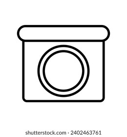 blush icon with white background vector stock illustration