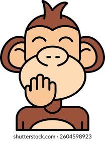 Blush Line vector Icon Design