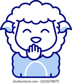 Diseño de icono de Vector de línea de rubor