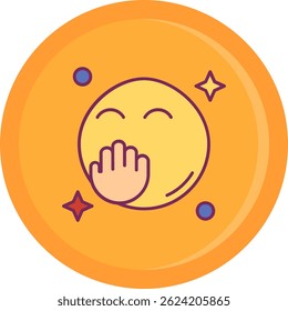 Design de ícone de vetor de Linha de Blush