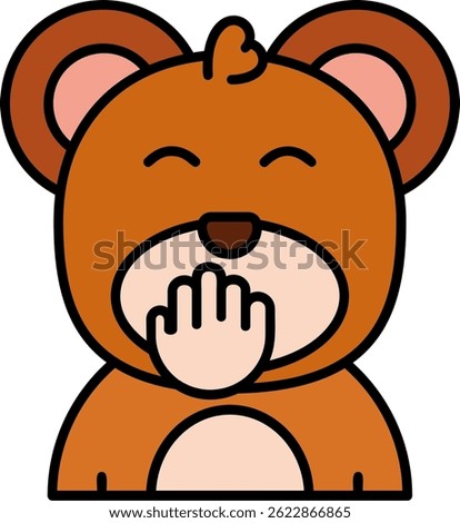 Blush Line vector Icon Design