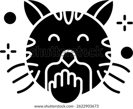 Blush Line vector Icon Design