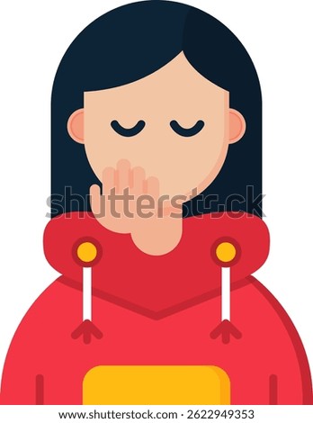 Blush Line vector Icon Design