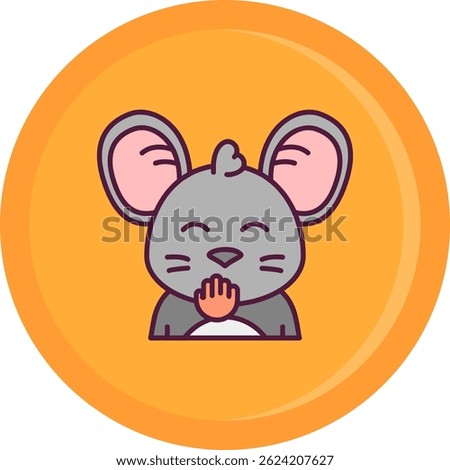 Blush Line vector Icon Design