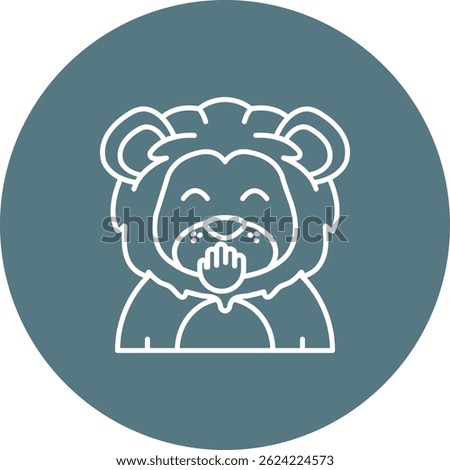 Blush Line vector Icon Design