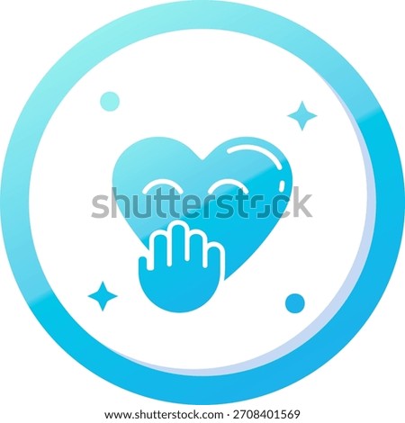 Blush Line vector Icon Design