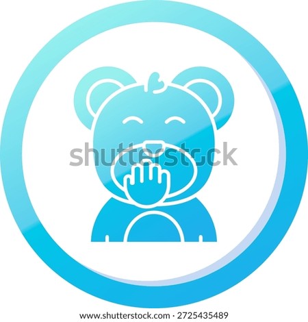 Blush Line vector Icon Design