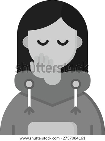 Blush Line vector Icon Design