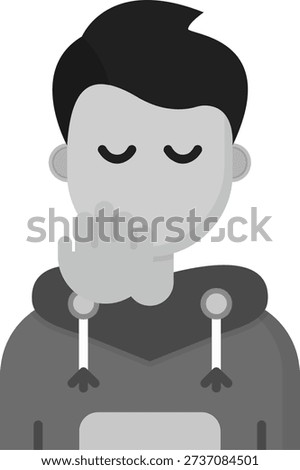 Blush Line vector Icon Design