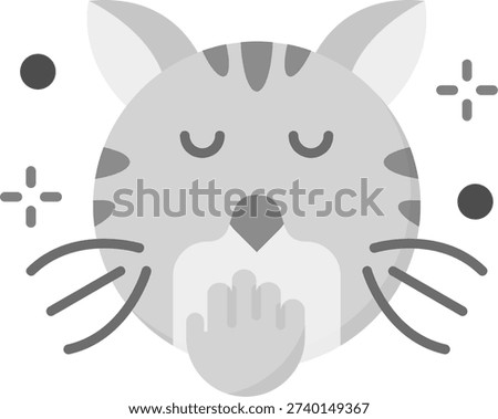 Blush Line vector Icon Design