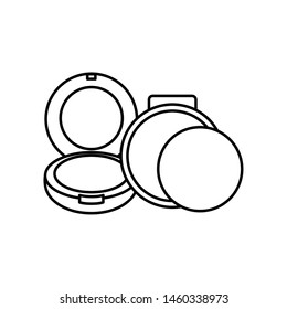 blush make up drawing icon