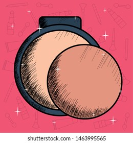 blush make up drawing icon