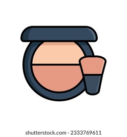 blush on icon vector design template in white background