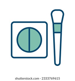 blush on icon vector design template in white background