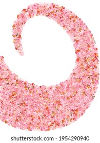 Blush pink spangles confetti placer vector background. Rhythmic gymnastics dress sequins background. Bright flickering spangle particles holiday decoration. Theater costume paillettes.
