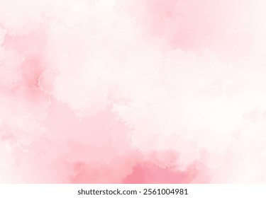 Blush pink watercolor fluid painting vector design card. Dusty rose and white marble geode frame. Spring wedding invitation. Petal or veil texture. Dye splash style. Alcohol ink.Isolated and editable