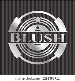 Blush silver emblem or badge