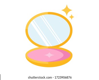 Diseño vectorial de descarga. Ilustración de maquillaje de color. icono de maquillaje. 