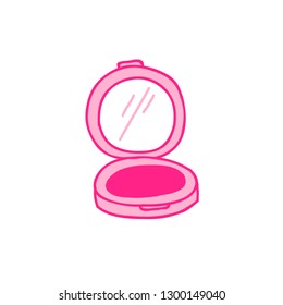 blusher doodle icon