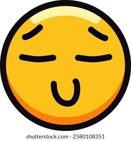 Blushing emoji with a shy, smiling expression on a yellow face.