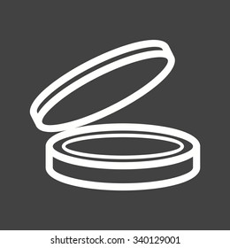 Blushon, makeup, woman icon vector image. Can also be used for makeup and accessories. Suitable for web apps, mobile apps and print media.