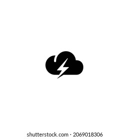 Blustery simple flat icon vector illustration