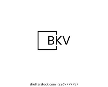 Letra BLV Ilustración del vector de diseño del logotipo inicial