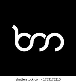 BM, B M letter logo design. Initial letter BM logo on black background.