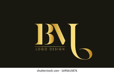 BM company group linked letter logo
