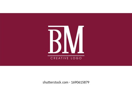 BM company group linked letter logo
