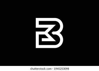 BM letter logo design on luxury background. MB monogram initials letter logo concept. BM icon design. MB elegant and Professional white color letter icon design on black background.