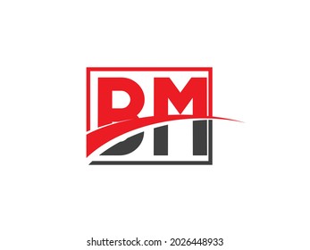 BM Letter Logo Design template