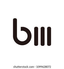 Bm Letter Vector Logo