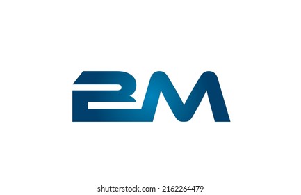 icono de logotipo de letras vinculadas a BM