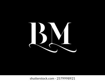 BM Logo Design Creative and Modern Logo Design