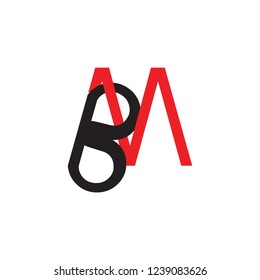 BM logo letter design