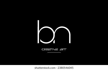 BM, MB, B, M abstract letters logo monogram