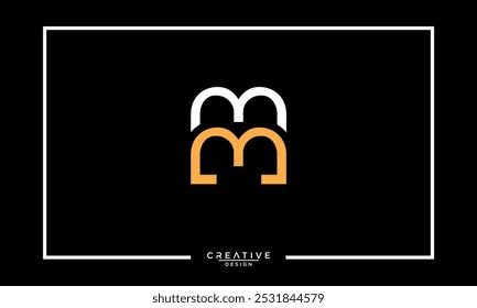 BM, MB, B, M, Abstract Letters Logo Monogram