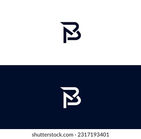 BM, MB elementos de plantilla de diseño de logotipo de letras. Logo de la letra digital abstracta moderna. Ilustración vectorial. Nuevo logo moderno.