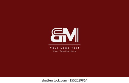 BM or MB letter logo. Unique attractive creative modern initial BM MB B M initial based letter icon logo