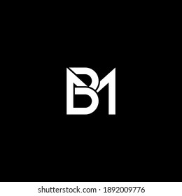 BM or MB ‍abstract outstanding professional business awesome artistic branding company different colors illustration logo